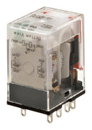 Omron Industrial Automation MY2N-GS DC24 MY2N-GS DC24 Power Relay Dpdt 24 VDC 5 A MY-GS Series Socket Non Latching