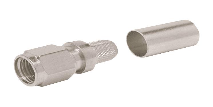 TIMES MICROWAVE TC-240-SM-RP RF / Coaxial Connector, SMA RP Coaxial, Straight Plug, Crimp, Solder, 50 ohm, LMR-240