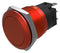 EAO 82-5751.2000 Vandal Resistant Switch, 82 Series, 19 mm, SPDT, Maintained, Round Flat Flush, Red