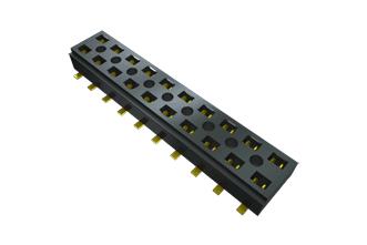 SAMTEC CLT-108-02-F-D-BE-A-K-TR PCB Receptacle, Board-to-Board, 2 mm, 2 Rows, 16 Contacts, Surface Mount, Tiger Claw CLT Series