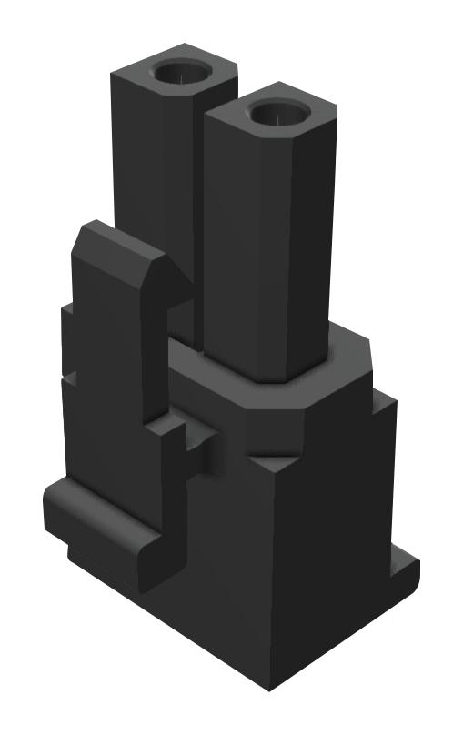 MOLEX 15-31-1022 Connector Housing, 5025, Receptacle, 2 Ways, 4.8 mm, Molex 5005 Series Contacts