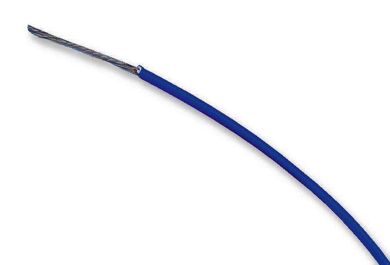 ALPHA WIRE 6711 BL001 Wire, Stranded, Hook Up, EcoWire&reg;, UL11028, MPPE, Blue, 26 AWG, 0.13 mm&sup2;, 1000 ft, 305 m