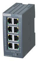 Siemens 6GK5008-0BA10-1AB2 6GK5008-0BA10-1AB2 Switch 8 Ports Industrial Unmanaged Fast Ethernet DIN Rail / Wall RJ45 x 10Mbps 100Mbps