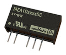 MURATA POWER SOLUTIONS MEA1D2405SC Isolated Through Hole DC/DC Converter, ITE, 1:1, 1 W, 2 Output, 5 V, 100 mA