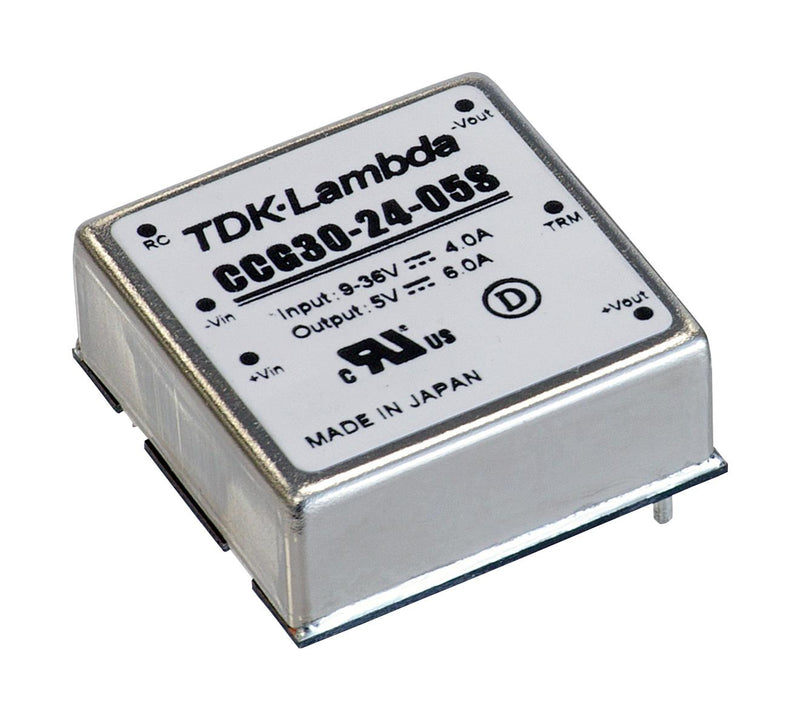 TDK-LAMBDA CCG30-24-05S. DC-DC CONVERTER, 5V, 6A, DIP