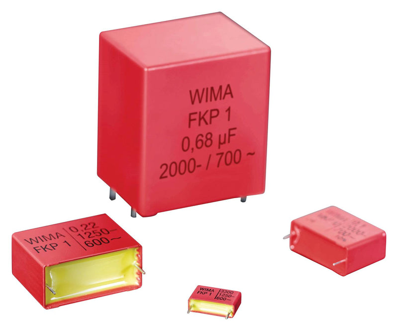 Wima FKP1Y031007J00KSSD FKP1Y031007J00KSSD General Purpose Film Capacitor Double Metallized PP Radial Box - 2 Pin 0.1 &Acirc;&micro;F &plusmn; 10% 700 V