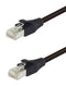 L-COM TRD695AZHF-BLK-3 PATCH CORD, RJ45 PLUG-PLUG, BLK, 3FT