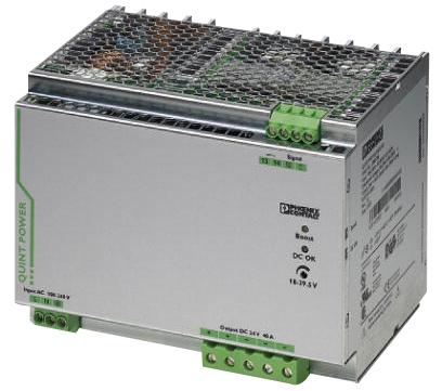 PHOENIX CONTACT QUINT-PS/1AC/24DC/40 AC/DC DIN Rail Power Supply (PSU), ITE, 1 Output, 960 W, 24 VDC, 40 A 2866789, GTIN UPC EAN: 4046356421720