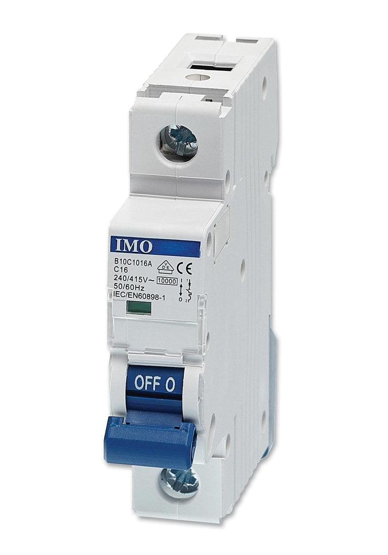 IMO Precision Controls B10C1004A B10C1004A Thermal Magnetic Circuit Breaker B10 4 A 1 Pole 60 VDC 400 VAC DIN Rail