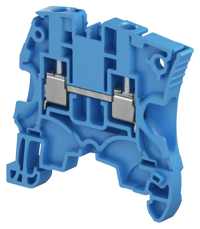 TE Connectivity 1SNK510020R0000 1SNK510020R0000 DIN Rail Mount Terminal Block 2 Ways 24 AWG 4 16 mm&Acirc;&sup2; Screw 76 A