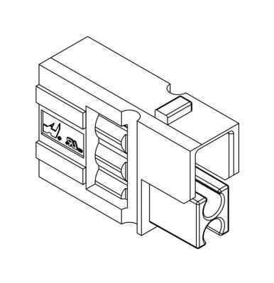 Anderson Power Products 444G1 444G1 Conn Housing Hermaphroditic 4POS