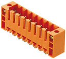 WEIDMULLER 1607560000 Terminal Block, Header, 3.5 mm, 8 Ways, 10 A, 300 V, Through Hole Vertical SL 3.50/08/180F 3.2SN OR BX