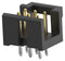 TE CONNECTIVITY 2MM-HSP-D03-VT-02-H-TB Pin Header, Board-to-Board, Wire-to-Board, 2 mm, 2 Rows, 6 Contacts, Through Hole Straight