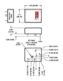 XP POWER C20 High Voltage DC/DC Converter, Regulated, Positive Output, Fixed, Adjustable, 1 W, 500 &micro;A