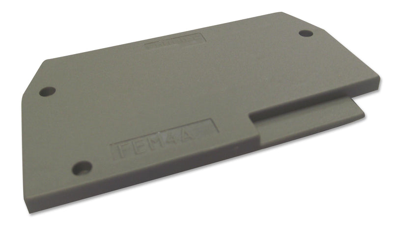 Entrelec - TE Connectivity 011662922 011662922 End Cover for Use With M 4/6.4A Type Terminal Blocks