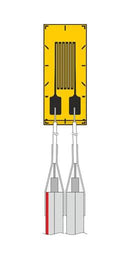 OMEGA KFH-10-120-C1-11L1M2R Strain Gauge, 120 ohm, 3 mm, 10 mm, 2x 1m Leads, 50000 &micro;m, Linear, 14 Vrms