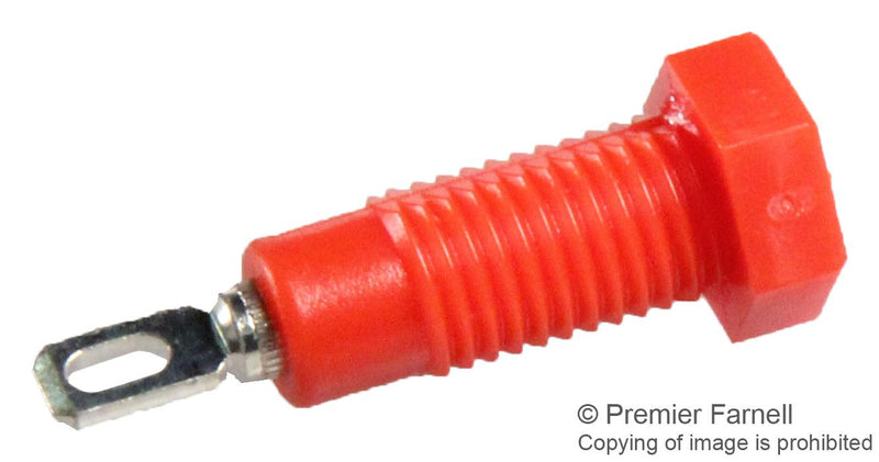 Abbatron HH Smith 1458-102 1458-102 Banana Jack 15A Stud RED