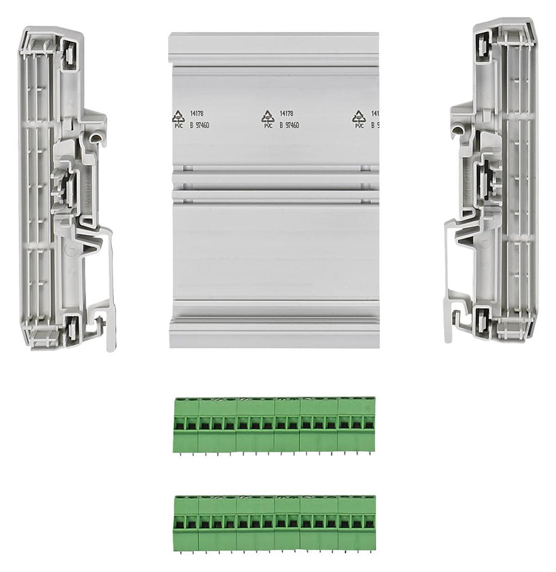 PHOENIX CONTACT 2202528 Plastic Enclosure, DIN Rail, DIN Rail, PVC, 127.8 mm, 100 mm, 40 mm UM-BASIC 108 100MM DEV-KIT KMG, GTIN UPC EAN: 4055626141787