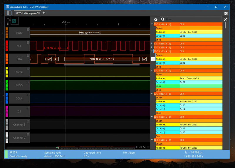 IKALOGIC SP259 Logic Analyser, 9, 1, 1Gbit, 250 MHz, 24.3 mm