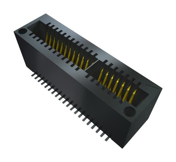 SAMTEC MEC1-110-02-F-D-NP-K-TR Card Edge Connector, Dual Side, 1.6 mm, 20 Contacts, Surface Mount, Straight, Solder