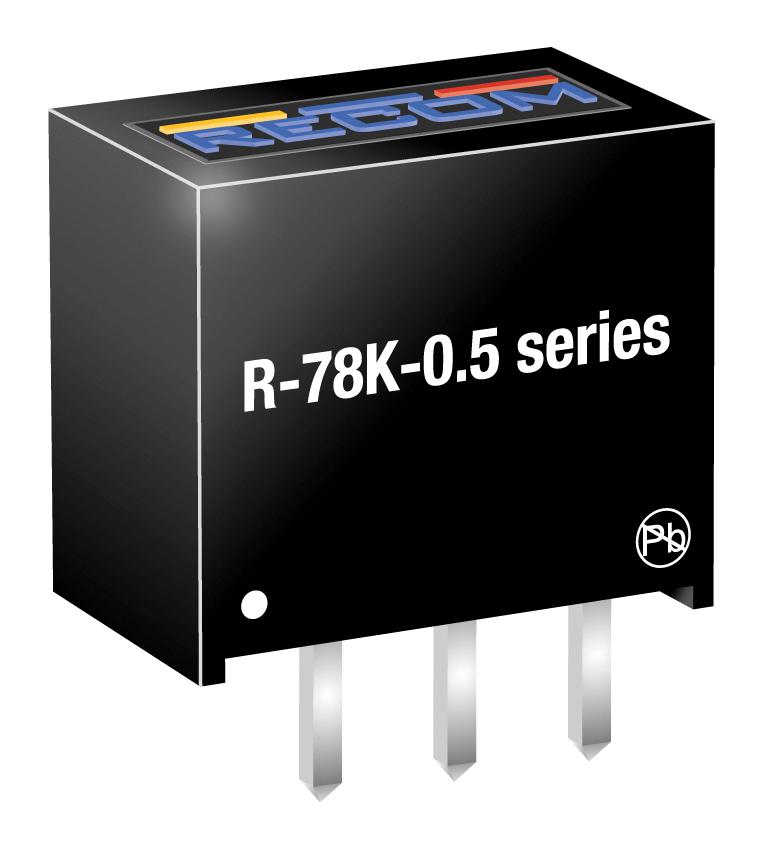 Recom Power R-78K6.5-0.5 R-78K6.5-0.5 DC/DC Converter ITE 1 Output 3.25 W 6.5 V 500 mA R-78K-0.5 Series New