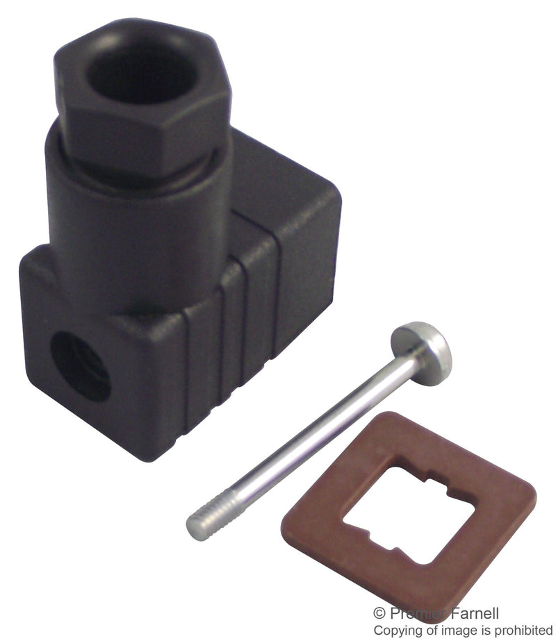 Hirschmann GDSN307.BLACK GDSN307.BLACK Rectangular Power Connector 3+PE 3 Contacts Cable Mount Screw Receptacle