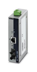 PHOENIX CONTACT FL MC 1000 ST FO CONVERTER, 100BASE-TX-FIBRE OPTIC 2891321