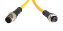 HARTING 2.13501E+13 M12 A-CODE 5-PIN STRAIGHT MALE TO STRAIGHT FEMALE, 0.5M, PUR YELLOW JACKET 51AK5427