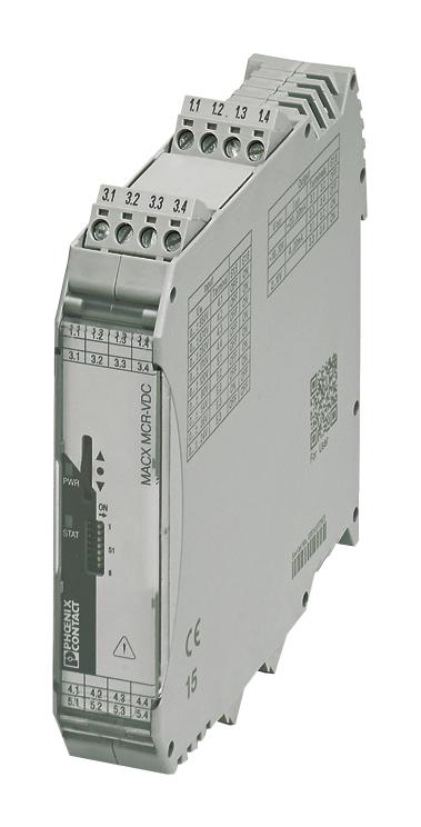 PHOENIX CONTACT MACX MCR-VDC Voltage Transducer, MACX Series, -660 to 660 Vdc, 24 Vdc, 1 %, -10 to 10 V Output 2906242, GTIN UPC EAN: 4055626050928