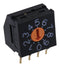 NKK Switches FR01FR10H-06XL-S FR01FR10H-06XL-S Switch Rotary 1POLE 10 Position 0.1A 5V