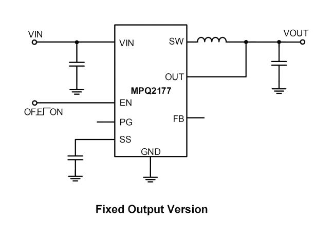 Monolithic Power Systems (MPS) MPQ2177GQHE-12-AEC1-P MPQ2177GQHE-12-AEC1-P DC-DC Switching Synchronous Buck Regulator Fixed 2.5 to 5.5 V in 1.2 V/1 A Out QFN-8