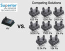 SUPERIOR SENSORS HV210 Pressure Sensor, Multi-range, 7 Pressure Ranges, 10 Inch-H2O, I2C Digital, SPI, Differential, 3.5 V HV210-SM02