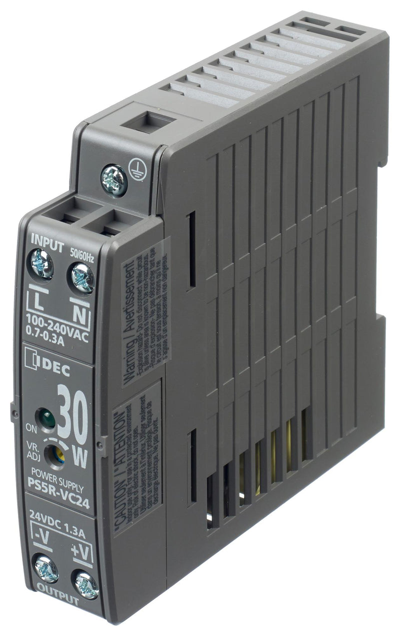 Idec PS5R-VC24 PS5R-VC24 AC/DC DIN Rail Power Supply (PSU) ITE 1 Output 30 W 24 VDC 1.3 A