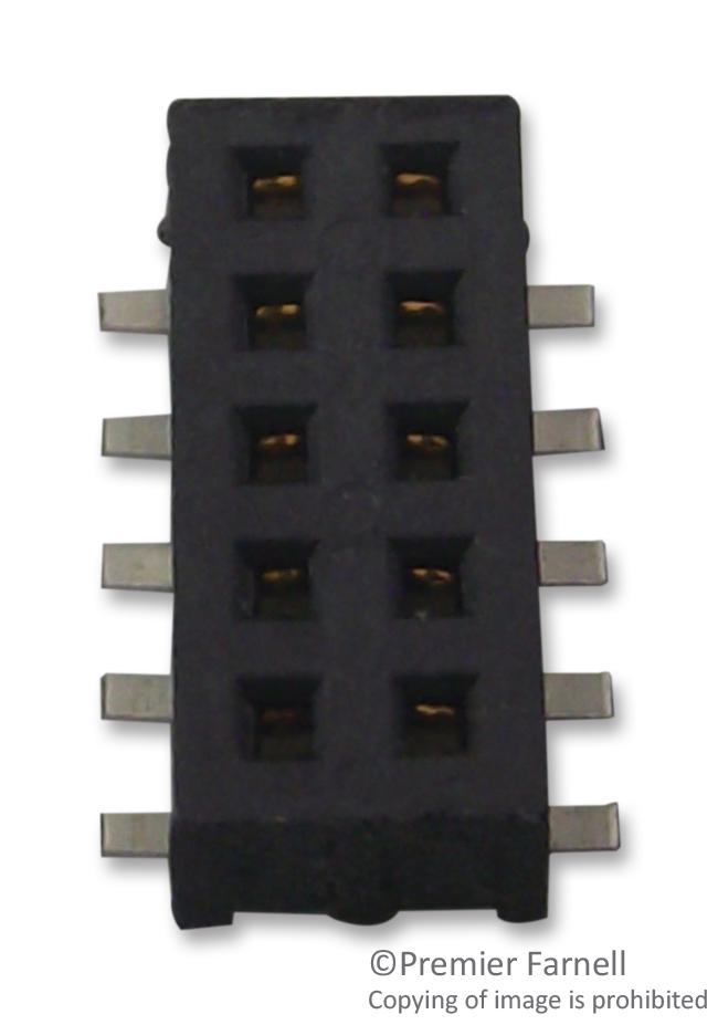 Samtec CLP-120-02-L-D CLP-120-02-L-D PCB Receptacle Board-to-Board 1.27 mm 2 Rows 40 Contacts Surface Mount CLP