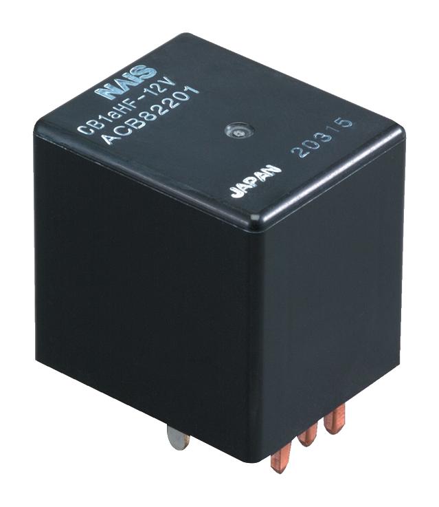 PANASONIC CB1F-12V Automotive Relay, 12 VDC, 40 A, SPDT, Through Hole, Solder, CB Series