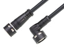 MOLEX 120401-0077 Sensor Cable, M12, Ultra-Lock 2.0 Receptacle, 90&deg; Ultra-Lock 2.0 Plug, 4 Position, 1 m, 3.3 ft