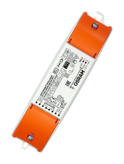 OSRAM OTI-DALI-40/220...240/1A0-NFC-I LED Driver, Dimmable, LED Lighting, 40 W, 50 V, 1.05 A, Constant Current, 198 V