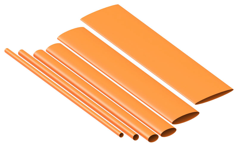 RAYCHEM - TE CONNECTIVITY EVSW-50/25-3-SP Heat Shrink Tubing, 2:1, 1.97 ", 50 mm, Orange, 131.2 ft, 40 m