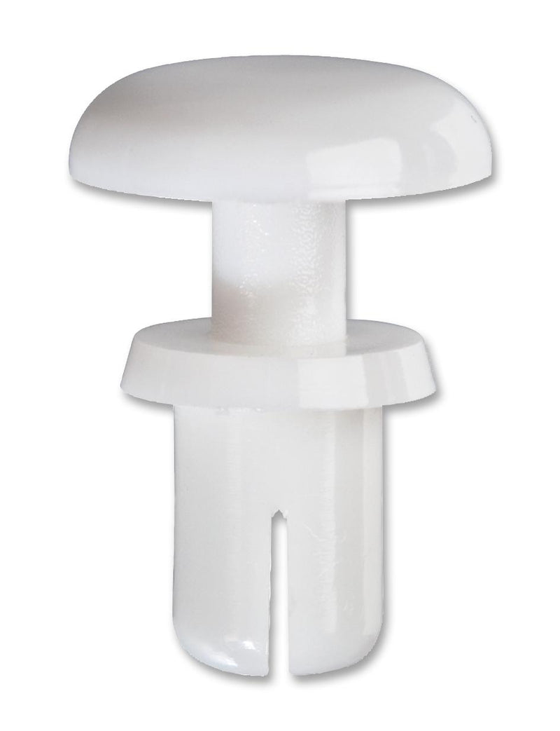 TR Fastenings TRSR 5095 W TRSR W Snap Rivet White Nylon 6 5.2 mm Mount 6.5 - 7.5 Grip 2.2 Depth 9 Ext Diameter