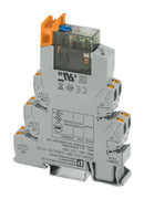 PHOENIX CONTACT 2910523 Power Relay, DPDT, 230 VAC, 6 A, PLC-RPT, DIN Rail PLC-RPT-230UC/21-21/MS