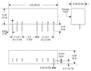 XP POWER IT2415S Isolated Through Hole DC/DC Converter, Regulated, ITE, 4:1, 3 W, 2 Output, 15 V, 100 mA