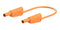 Staubli 66.2013-10030 66.2013-10030 Banana Test Lead 4mm Stackable Plug Shrouded