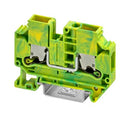 PHOENIX CONTACT 1329495 DIN Rail Mount Terminal Block, 2 Ways, 20 AWG, 8 AWG, 6 mm&sup2;, Push-X