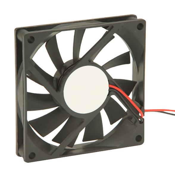 Orion Fans OD8015-12MB OD8015-12MB DC Axial Fan 12 V Square 80 mm 15 Ball Bearing 23 CFM