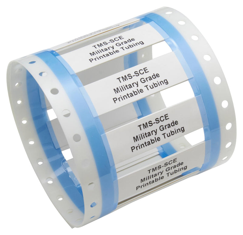 Raychem - TE Connectivity TMS-SCE-2-2.0-9 TMS-SCE-2-2.0-9 Wire Marker Heat Shrinkable Sleeve PO (Polyolefin) White 50.8mm x