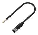 Multicomp PRO MP011273 MP011273 Sensor Cable A Coded M12 Receptacle Free End 4 Positions 2 m 6.6 ft