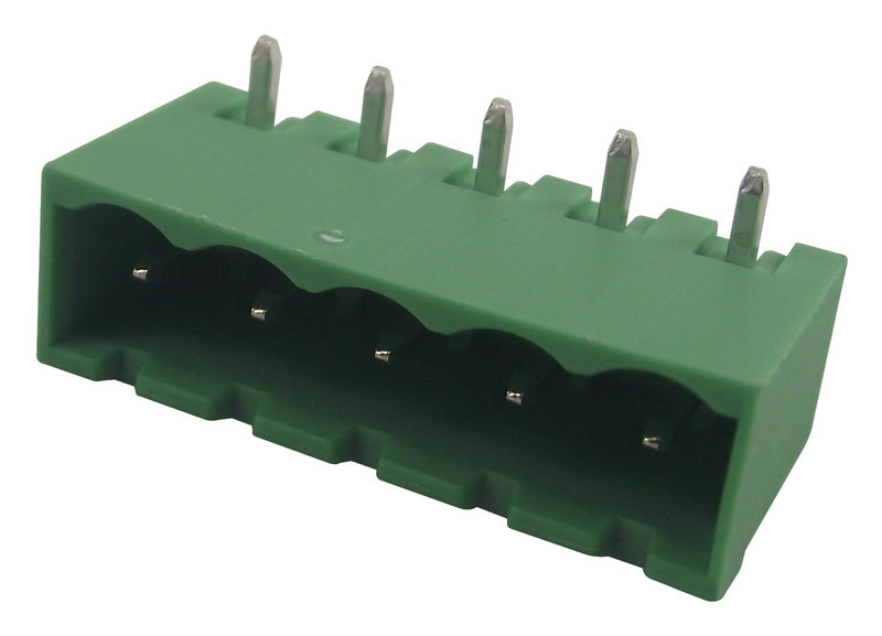 PHOENIX CONTACT 1757271 Terminal Block, Right Angle, Header, 5.08 mm, 5 Ways, 12 A, 250 V, Through Hole Right Angle GTIN UPC EAN: 4017918029807 MSTBA 2,5/ 5-G-5,08