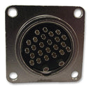 HIROSE(HRS) JRC21BRA-26S Circular Connector, JR Series, Panel Mount Receptacle, 26 Contacts, Solder Socket 114-0270-6-00