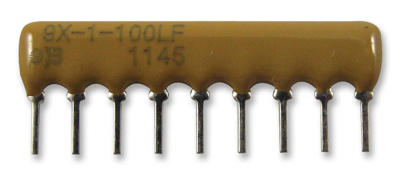 Bourns 4609X-101-220LF 4609X-101-220LF Fixed Network Resistor 22 ohm Bussed 8 Resistors SIP PC Pin &plusmn; 1ohm