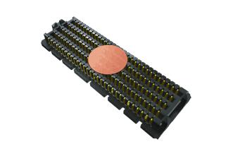 Samtec SEAM-20-02.0-S-04-2-A-K-TR SEAM-20-02.0-S-04-2-A-K-TR Mezzanine Connector High Density Array Male 1.27 mm 4 Rows 80 Contacts Surface Mount